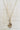 Crystal Seahorse and Gold Starfish Charm Necklace