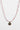 Neutral Pink Seed Bead Gold Evil Eye Charm Necklace