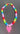 The Colette 🌈 neon heart beaded necklace
