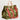 The Madi - Large striped camo tote