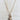 Crystal Seahorse Goldfish Charm Necklace