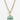 Lucky Charm: Turquoise Pavé Evil Eye Statement Necklace