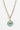 Lucky Charm: Turquoise Pavé Evil Eye Statement Necklace