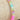 🌈 Neon Pink and Rainbow Beaded Bracelet 🌈