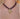 A heart-shaped bead necklace with a gold cross pendant adorned with clear rhinestones.