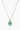 Turquoise Enamel Pavé Shell Necklace
