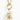 White Enamel Shell with Green Stone Necklace