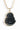 Black Resin Buddha Necklace — 14k Gold Filled Halo
