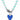 Aqua Glow Crystal Skull Beaded Necklace