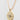 Golden Evil Eye Medallion Necklace