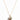 Lavender Swirly Shell Hot Pink Stone Center Necklace