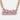 Personalized Enamel and Crystal Name Tennis Necklace -  MADE TO ORDER