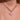 Pastel Pink Enamel Heart Neklace