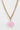 Pastel Pink Enamel Heart Neklace