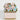 Square Pink Enamel Jewelry Box with Floral Cluster