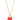Large Red Enamel Heart Necklace