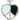 Japanese Silk Cord Peace Heart Necklace