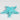 Turquoise Enamel Starfish Jewelry Box with Scattered Rainbow Crystals